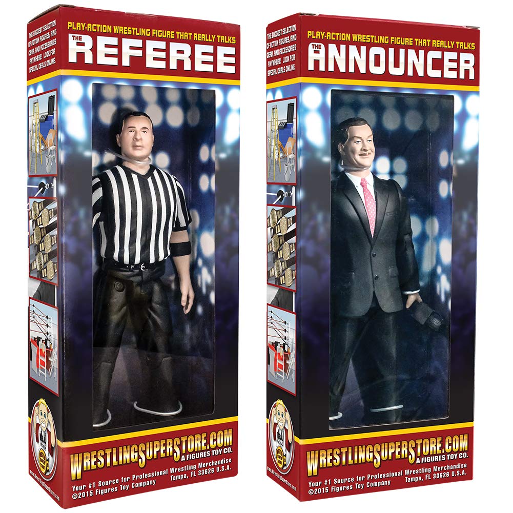 Referee Rings Figures Toy Company Wrestling Referee & Announcer 7