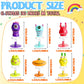 Eerrhhaq 30 PCS Spring Launchers Toys, Multi-Color Plastic Jumping Popper Toy for Kids, Medium Size, Classroom Prizes, Goodie Bags