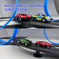 Agm Mastech Slot Car Race Track Set, High Speed Series Tram Dual Track Set With 4 Licensed Racing Slot Cars, 2 Hand Controls, Track Parts And Lap Counter, 5.7M Long Track, Black