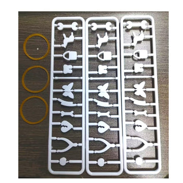 Uniqwamo 3 Sets Replacement Game Pieces - Plastic, Red & Pink, Compatible with Operation Skill Game