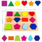 Wooden Shapes Puzzle - Early Educational Developmental Toy