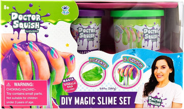 Doctor Squish Diy Magic Slime Set - Green And Purple - 1 Ct (Pack Of 1)