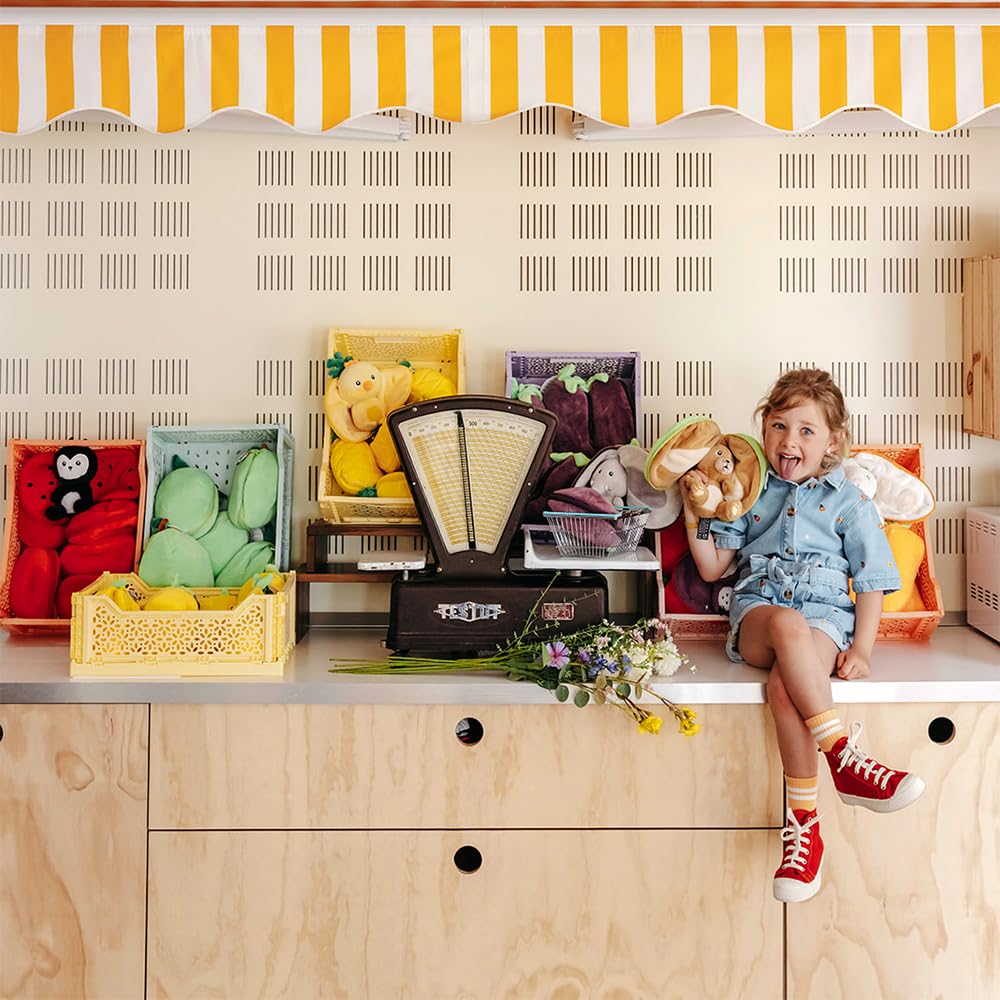 Les D  Glingos Flipetz Gadget The Rabbit Plushie - Reversible Carrot To Rabbit 2-In-1 Soft Toy - 11 Inch Kids Transforming Plush