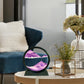 SANDCLE Moving Sand Art 3D Deep Sea Sandscape - 7" Purple Glass Decor