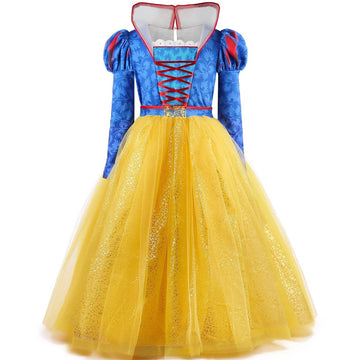 Szytypyl Classic Princess Costume For Girls Birthday Party Fancy Tulle Dress