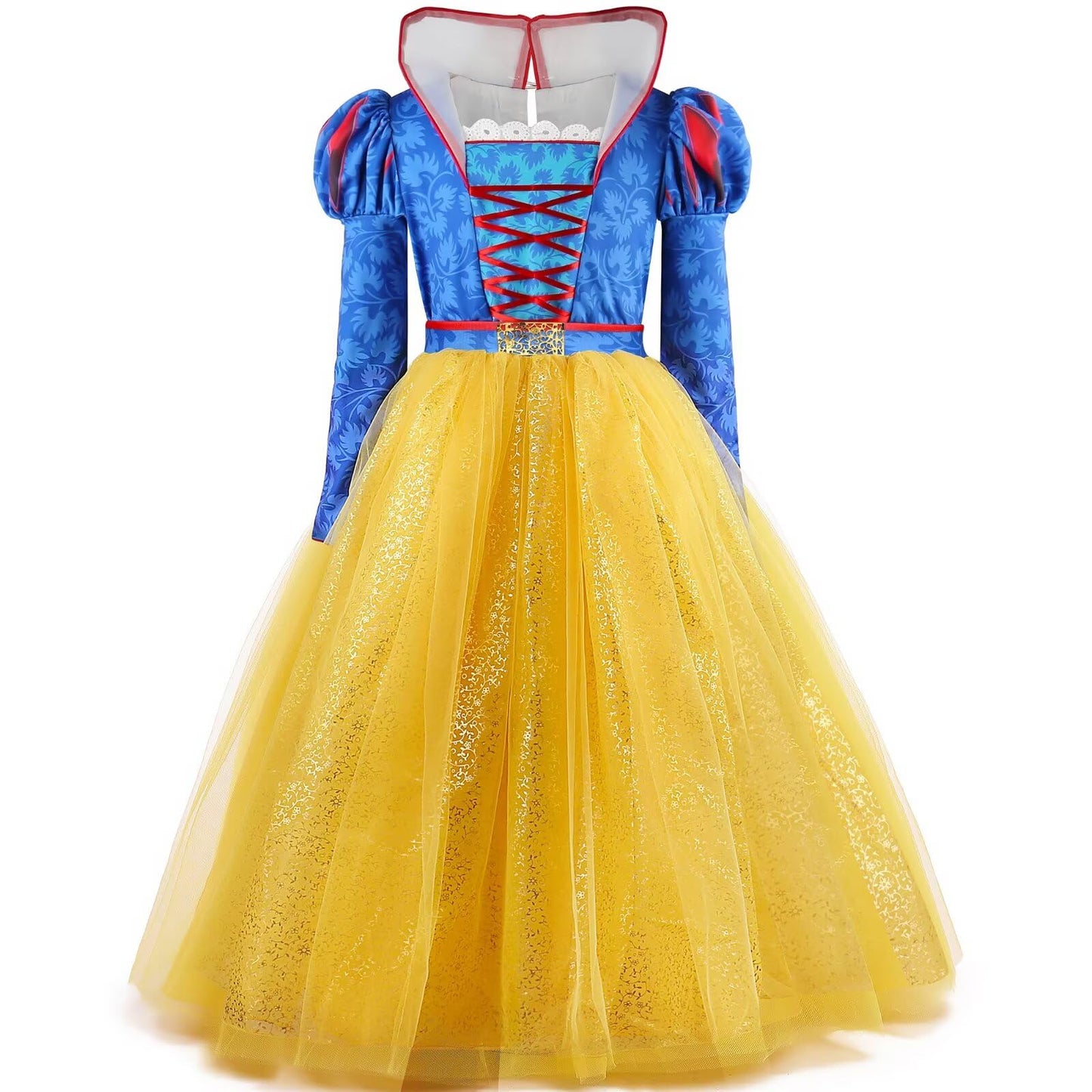 Szytypyl Snow White Costume For Girls Classic Princess Birthday Fancy Tulle Dress