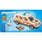 Playmobil Emergency Car with Siren - Multicoloured, Plastic, 9 x 18.7 x 34.8 cm, Model 70050