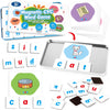 Kasfalci Cvc Word Games,Magnetic Letters & Flash Cards,Phonics Games,Alphabet Learning Toys, Refrigerator Fridge Abc Magnets For