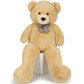 Morismos Giant Teddy Bear 4Ft, Big Large Teddy Bear 4 Foot Plush For Kids, Lifesize Bear Stuffed Animals For Girlfriend, 55 Inches