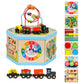 Wooden Activity Cube 9-In-1 Montessori Toys For 1+ Year Old Boys Girls Educational Learning Toys For Toddlers Age 1-2 One Year Old First Birthday Gift Bead Maze Magnetic Trains Track Shape Sorter