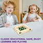 Kiapeak 1-4 Players Shut The Box Dice Game, Traditional Wooden Pub Bar Board Game, Family Classics Tabletop Version Games For Cl