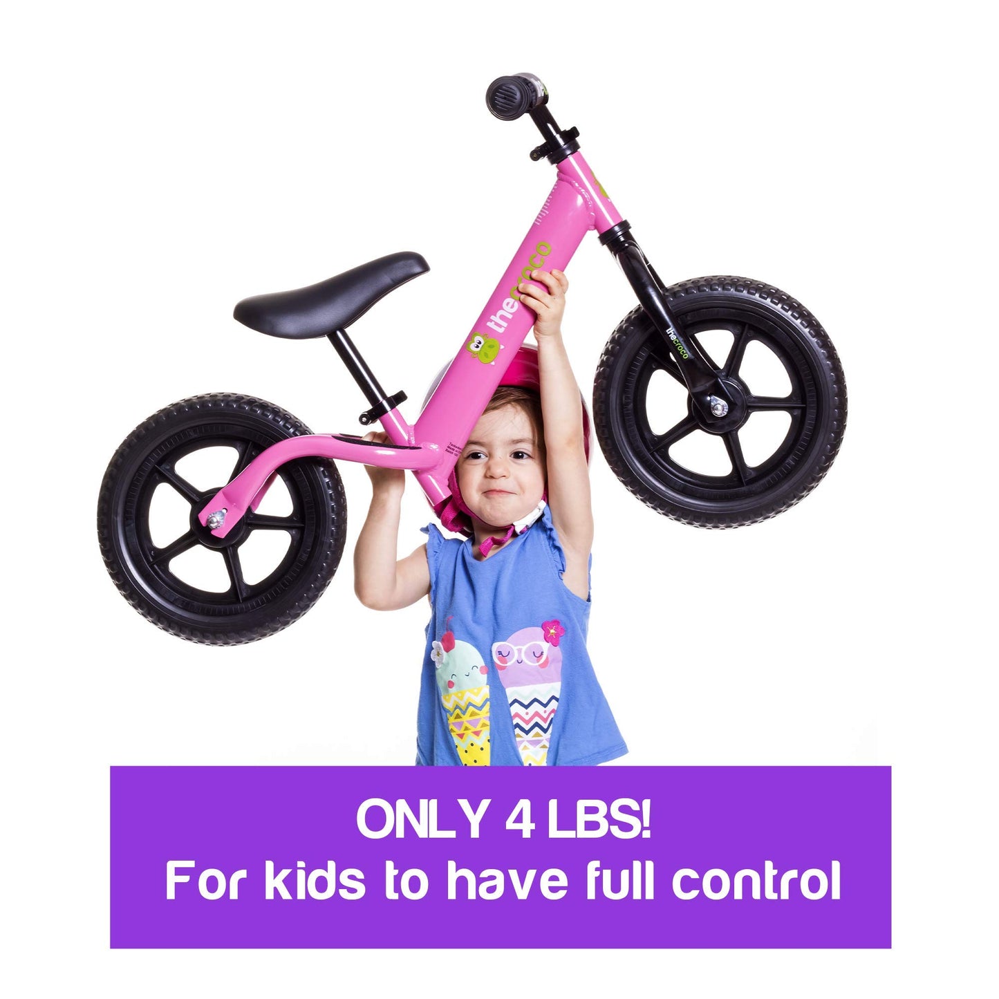 The Original Croco Ultra Lightweight And Sturdy Balance Bike.2 Models For 2, 3, 4 And 5 Year Old Kids. Unbeatable Features. Toddler Training Bike, No Pedal. (Orange, Ultralight 12 Inch)