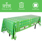 Gatherfun Football Theme Party Disposable Tablecloth Plastic Touchdown Table Cover for Birthday Party Football Tailgate Decorati