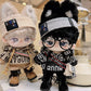 Niannyyhouse 20Cm Plush Doll Leather Shoes Length 5.4Cm 8In Doll Accessories (Brown-2)