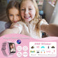 Spodus Kids Watch For Girls Ages 3-12 Girls Watch With 26 Games Pedometer Selfie Camera Calendar Learning Card Audio Book Educat