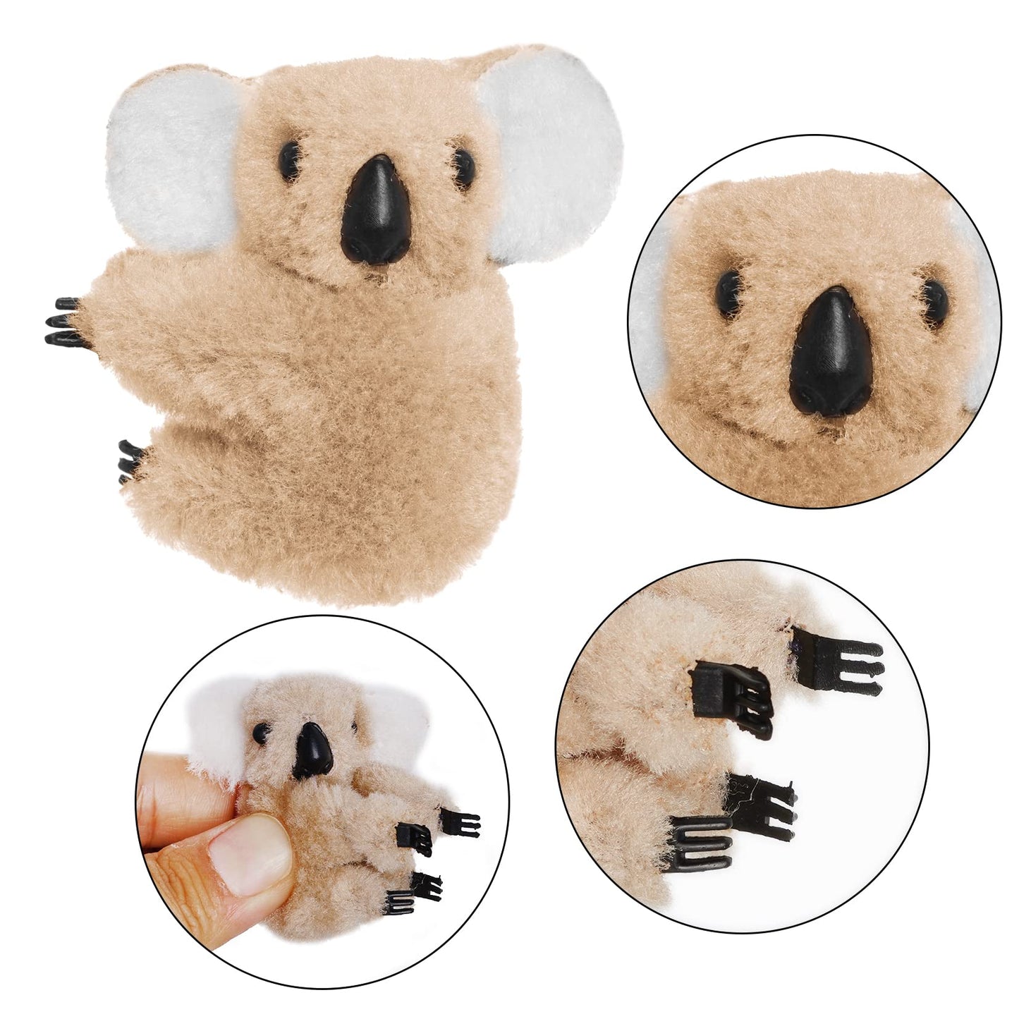 Haakong Koala Clip Koala Pencil Buddy Clip On Topper Pencil Hungers Koala Birthday Party Supplies (5CM Classic Koala )