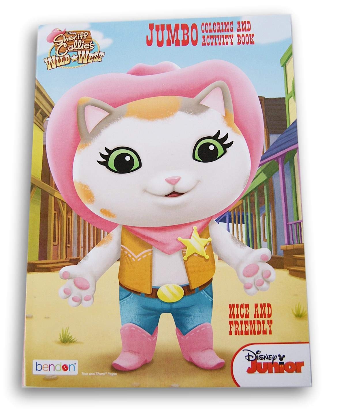 Sheriff Callie Nice And Friendly Coloring And Activity Book - 96 Pages