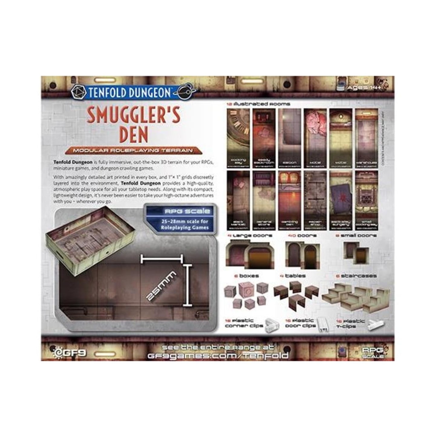 Tenfold Dungeon: Smuggler'S Den | Modular Roleplaying Terrain