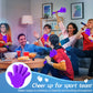 Zcysrlqin 12 Pcs Lilac Purple Hand Clappers 7.5 Inch Clappers Noisemakers Noise Makers Party Favors Plastic Clapper Sporting Eve