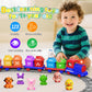 Train Set for Toddlers 2-4,Toddler Toys for 1 2 3 Year Old,Electric Train Set Montessori Learning Matching & Sorting Toys, Learn