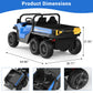 Ride On Dump Truck, 24V Ride On Car with Remote Control, Electric Dump Bed and Extra Shovel, Ride On Tractors Car with Music Pla