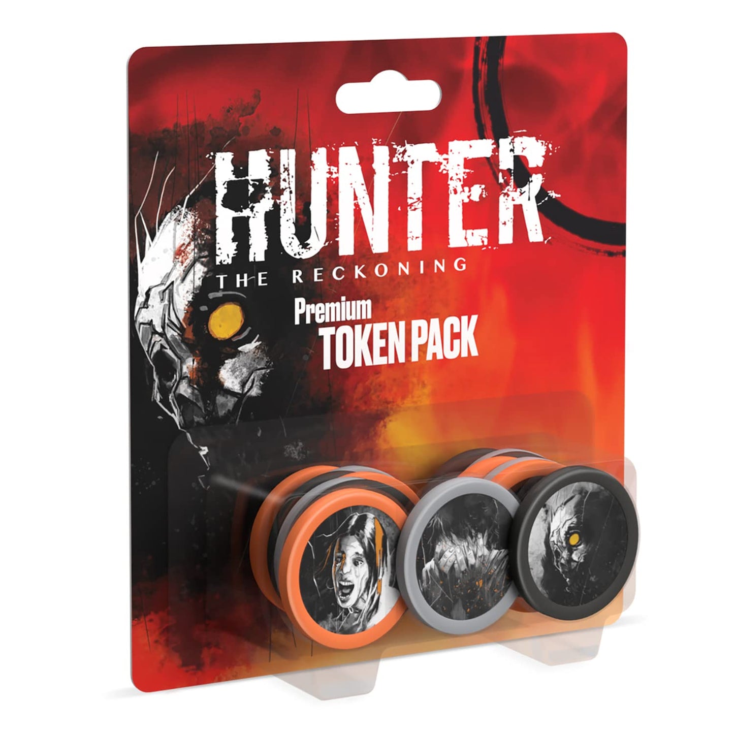 Renegade Game Studios Hunter: The Reckoning 5Th Edition Roleplaying Game: Premium Token Pack - 15 Tokens, Track Danger, Desperation & Despair