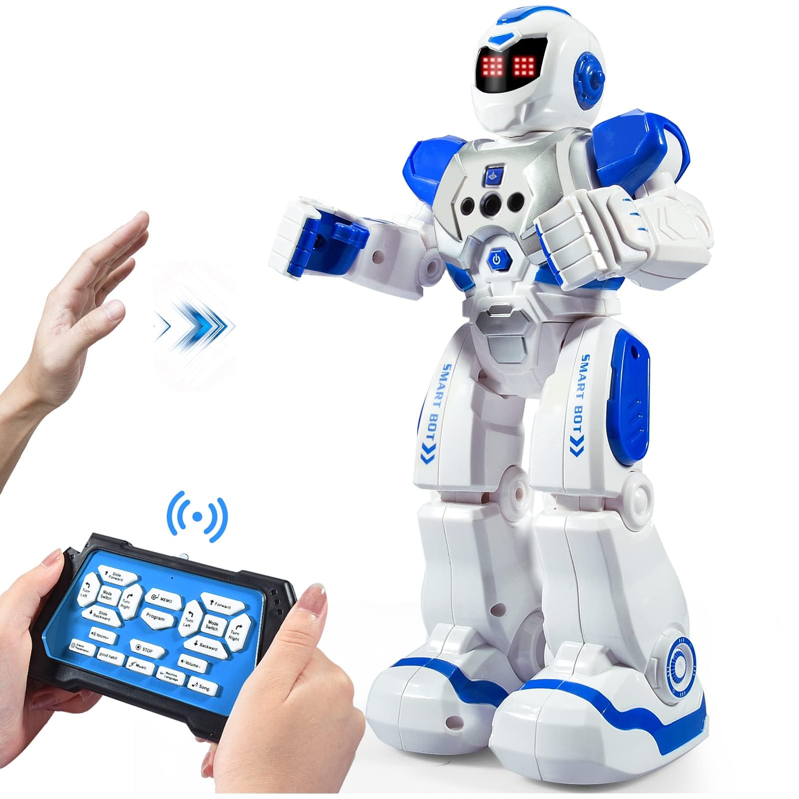 Zosam Remote Control Robot for Kids Intelligent Programmable Robot with Infrared Controller Toys, Dancing, Singing, Moonwalking 