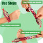 Lewtemi 30 Pieces Slap Bracelet Snake Snap Bracelets Party Snaps Animal Slap Bracelets Halloween Snap Bracelets Slap Bracelets f