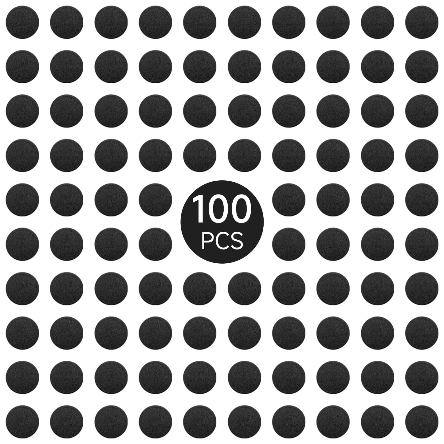 DisplayMore 100Pcs Round Plastic Model Bases 25mm for Gaming Miniatures or Wargames Role Playing Board Game Figure Toy (100PCS-2