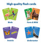Skillmatics Thick Flash Cards For Toddlers - First 100 Animals, Montessori Toys & Educational Games, Preschool Learning For Kids 1, 2, 3, 4 Years