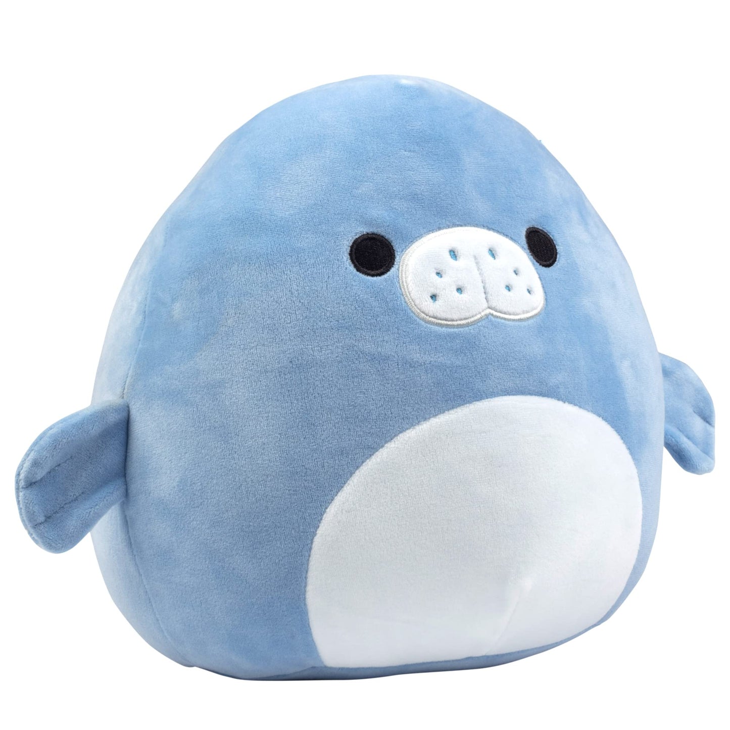 Squishmallows 8-Inch Maeve The Manatee Plush Toy - Blue Polyester Stuffed Animal - Collectible Gift for Kids, Girls & Boys