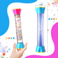 Cucue Sensory Fidget Tubes Set - Calming Toys For Kids - With Glitter Bottle, Gravity Spinner, Bubble Drop Spiral Hourglass - Pr