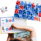 Magnetic Foam Letters For Kids - Classroom Alphabet Letters Kit 284 Pcs With Cvc Cards - Classic Abc Board Magnets