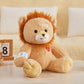 Houwsbaby 12 Get Well Soon Lion Stuffed Animal Brown Get Well Soon Lion Plush Toy Broken Arm Bandage Lion Plush for Kids Boys Girls mature-themed After Surgery Gifts