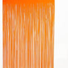 Wanna Party Neon Blue Orange Fringe Backdrop Foil Curtains, Tinsel Streamers Birthday Party Decorations, Fringe Photobooth Backd