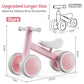 Baby Balance Bike For 1 Year Old Boys Girls Colorful Lighting 10-24 Months Push Toddler Toys Bicycle,4 Wheels First Bike For Kid