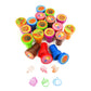 Tiny Mills 24 Pcs Fall Stampers for Kids Assorted Stamps for Kids Self Ink Stamps (12 Different Designs) Fall Party, Thanksgivin