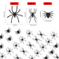 Kijamilee 120Pcs Plastic Realistic Spiders Halloween Decorations, 3 Sizes Small Spider Toys, Black Spider For Halloween Party De