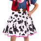 Doxrmuru Cowgirl Costume For Girls Halloween Western Rodeo Dress Up Outfit With Cowgirl Hat 9-10 Years