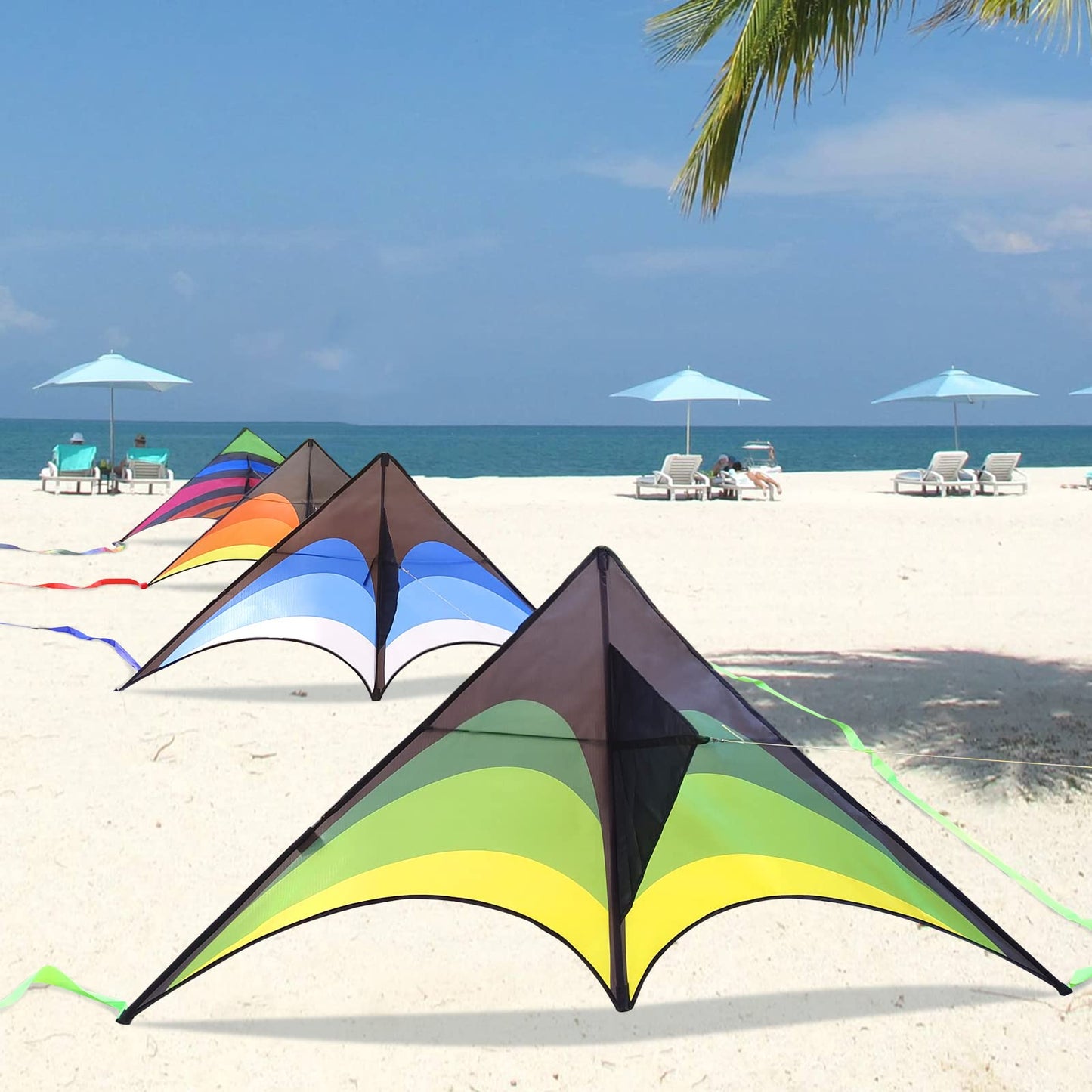 Delta Kites For Adults, Easy To Fly Kites, Best Kites (4 Pack Could Be Stacked)