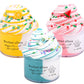 Keemanman Butter Slime Kit 3 Pack With Watermelon, Latte And Lemon Charms, Cool Preppy Stuff, Cute Stress Relief Toys And Birthday Gifts Ideas For Girls And Boys, Scented Aesthetic Stuff For Kids