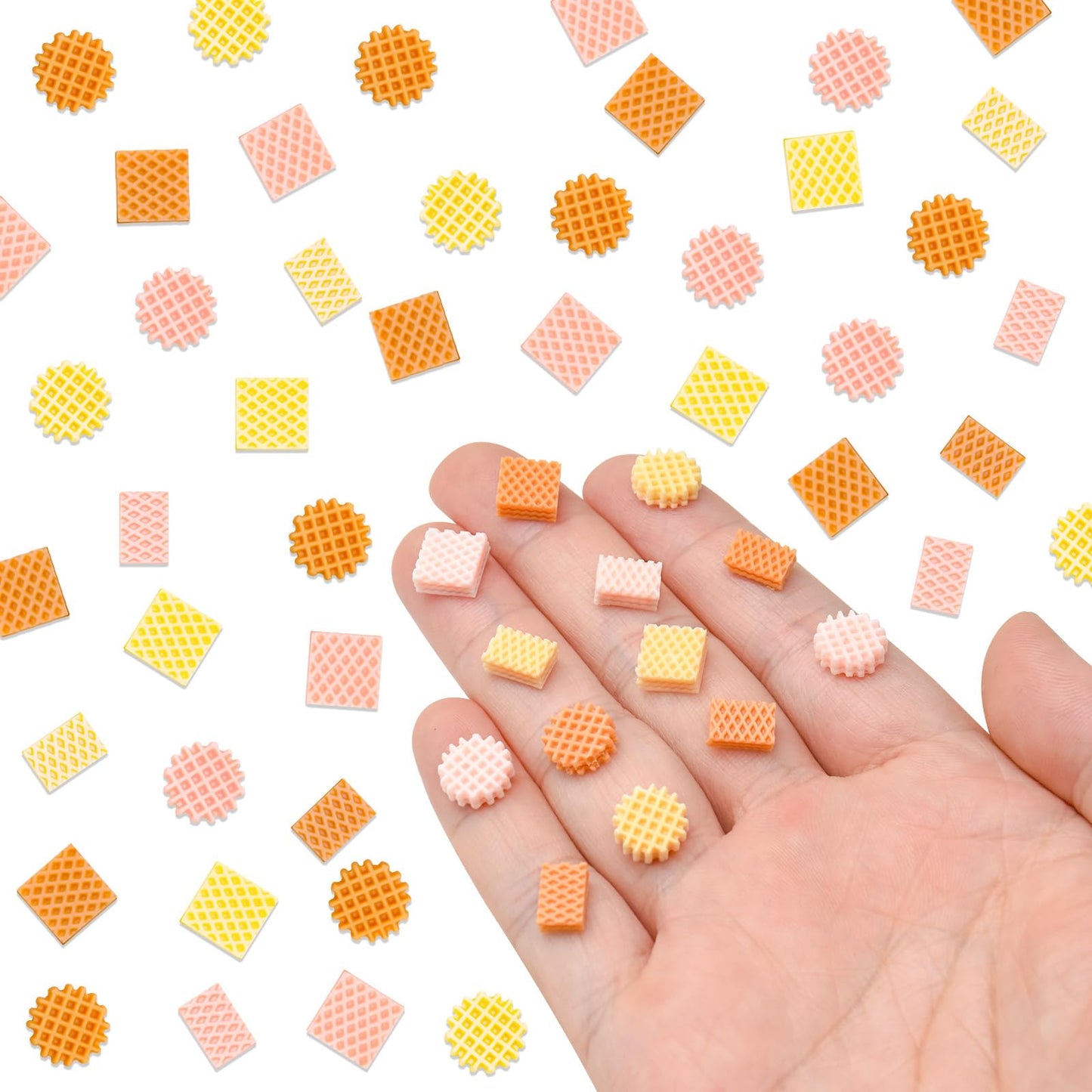 100 Pieces Mini Cookies For Dollhouse Miniatures Mini Food For Crafts Tiny Resin Things For Dollhouse Mini Kitchen Micro Landsca