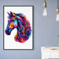 Horse Head Wooden Puzzle for mature-themeds  Horse Wooden Jigsaw Puzzles(15.8 * 18.3in-500pcs)  Unique Shape Animal mature-themed Puzzles Irregular Wood Puzzles Best Gift for mature-themeds and Kids Family Game