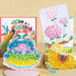 Mystoneer Poke Art Kits For Kids, Fabric Art Frenzy For Kids, Enchanted Fabric Art Set Crafts For Girls Ages 4-8, 6-8, 8-12, 5,