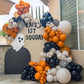 Paready Black Orange Balloons, 30Pcs Halloween Party Balloons 12 Inch Orange Black Confetti Balloons Matte Halloween Latex Ballo