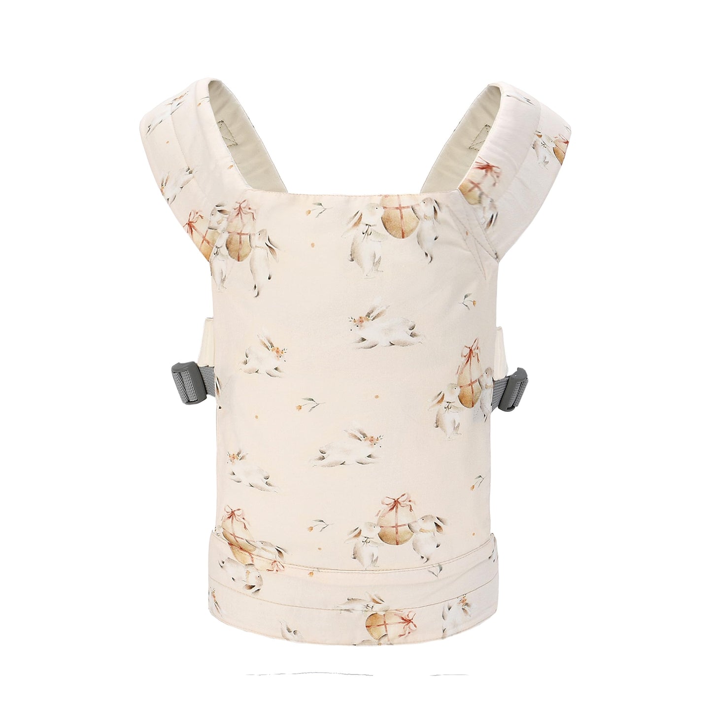 Baby Doll Carrier Front and Back Baby Doll Accessories Backpack Kid Toddlers Play Toy Baby Carriers for Babydoll Pretend with Adjustable Straps for Little Girls (Rabbit Eggs)