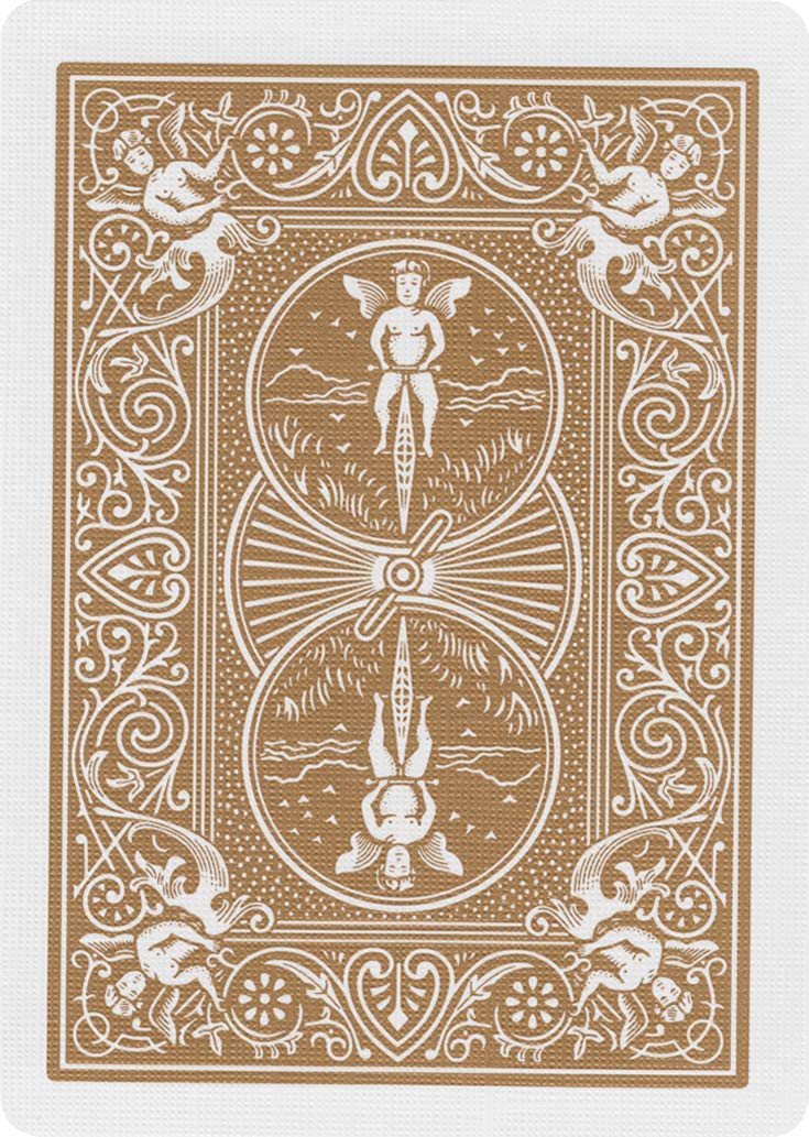 Bicycle Gold Rider Back Deck - Model 1, Premium Paper Playing Cards