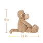 Apricot Lamb Plush Light Brown Monkey Stuffed Animal, 9 Inches, Soft Polyester, Cuddly Toy for Kids