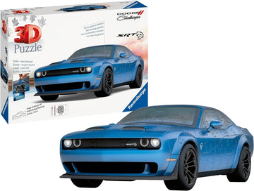 Ravensburger Dodge Challenger SRT Hellcat Redeye Widebody 108 Piece 3D Jigsaw Puzzle for Kids and mature-themed - 11283 - Easy Click Technology Means Pieces Fit Together Perfectly