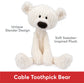 GUND Toothpick Bear Stuffed Animal, Cream, 15”, Polyester, Model 6065047, Ages 1+